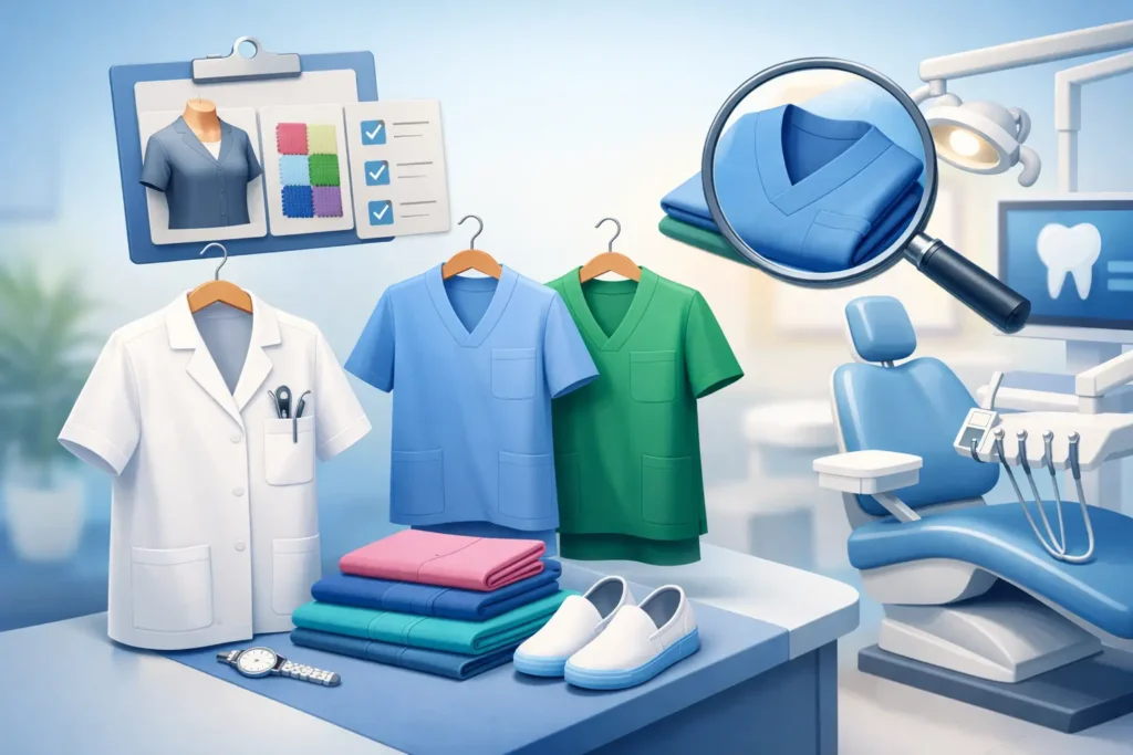 Klinikkläder tandläkare väljer med omsorg