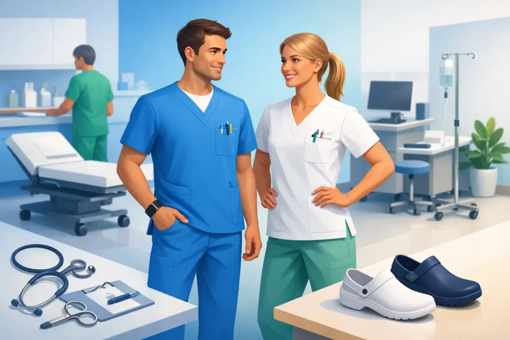 Unisex vårdkläder för klinik - rätt val
