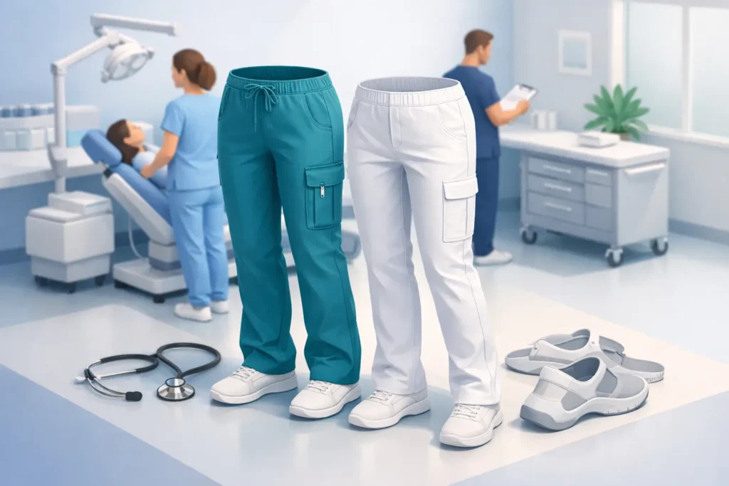 Att välja arbetsbyxor för klinik med rätt passform