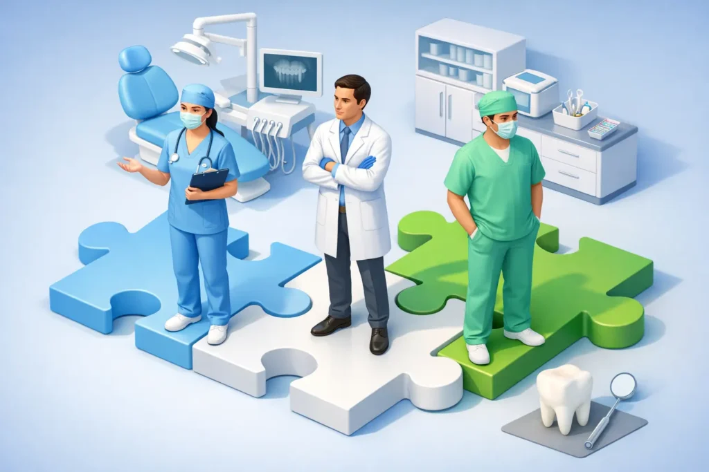 Vilken passform passar tandläkare på kliniken?