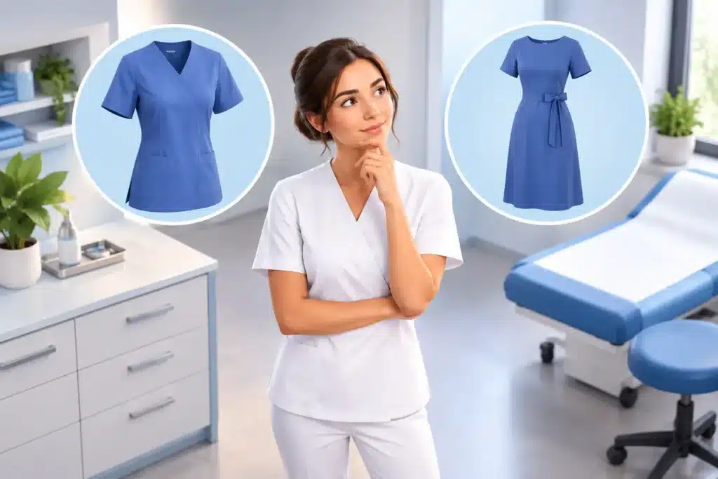 Tunika eller klänning på klinik - vad passar bäst?